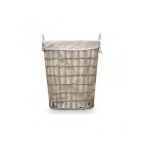Cesto Kipit HX30553 Grigio Poliestere Stoffa polipropilene Ferro Plastica 50 % cotone 49 x 58 x 35 cm (6 Unità)