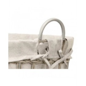 Cesto Kipit HX30553 Grigio Poliestere Stoffa polipropilene Ferro Plastica 50 % cotone 49 x 58 x 35 cm (6 Unità)
