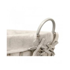Cesto Kipit HX30562 Grigio Poliestere Stoffa polipropilene Ferro Plastica 50 % cotone 55,6 x 42,5 x 40 cm (6 Unità)