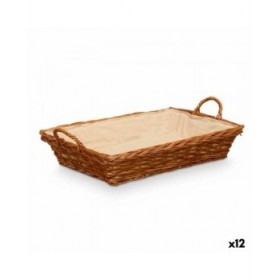 Cesto Kipit HX30675 Naturale Poliestere vimini Stoffa 50 % cotone 63 x 16 x 41 cm (12 Unità)