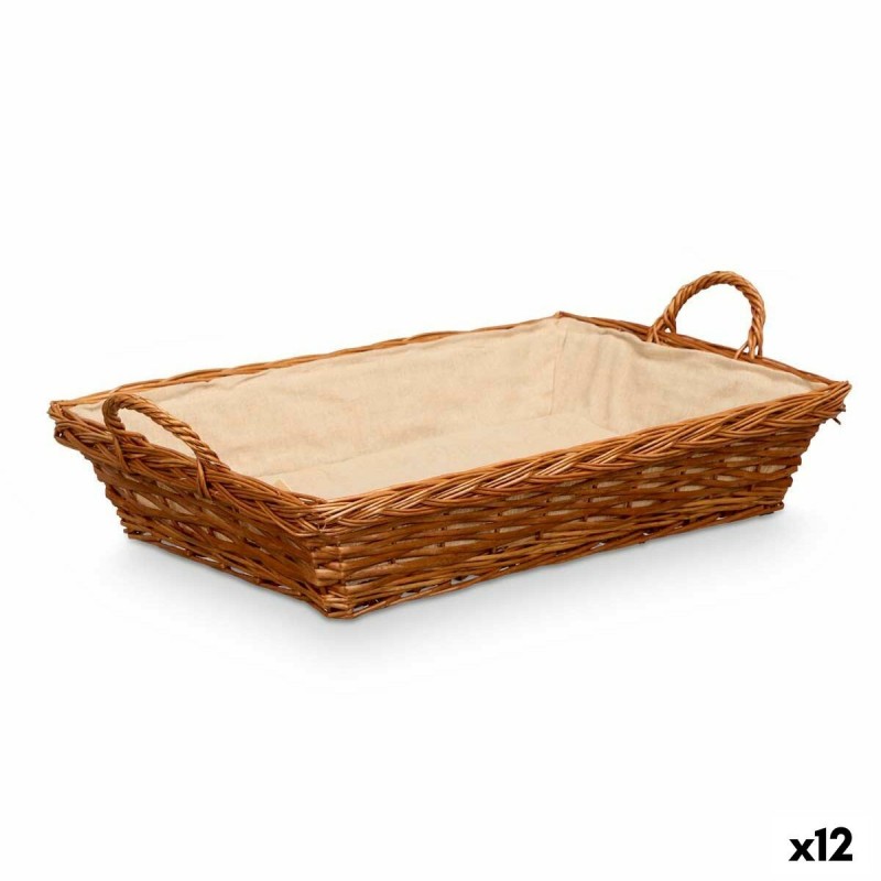 Cesto Kipit HX30675 Naturale Poliestere vimini Stoffa 50 % cotone 63 x 16 x 41 cm (12 Unità)