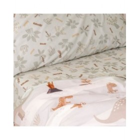 Lenzuolo con angoli aderenti HappyFriday MOSHI MOSHI Multicolore 28 x 2 x 38 cm 90 x 200 x 32 cm