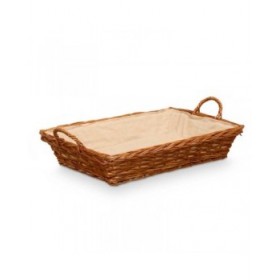 Cesto Kipit HX30675 Naturale Poliestere vimini Stoffa 50 % cotone 63 x 16 x 41 cm (12 Unità)