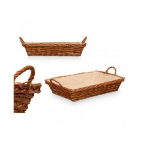 Cesto Kipit HX30675 Naturale Poliestere vimini Stoffa 50 % cotone 63 x 16 x 41 cm (12 Unità)
