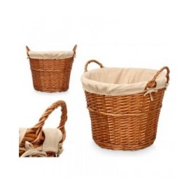 Cesto Kipit HX31037 Naturale Poliestere vimini Stoffa 50 % cotone 50 x 42 x 45 cm (6 Unità)