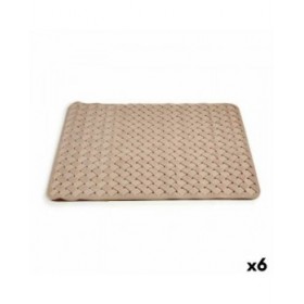 Tappeto da bagno Berilo AR1910106 Beige PVC 0,03 x 50 x 50 cm (6 Unità)
