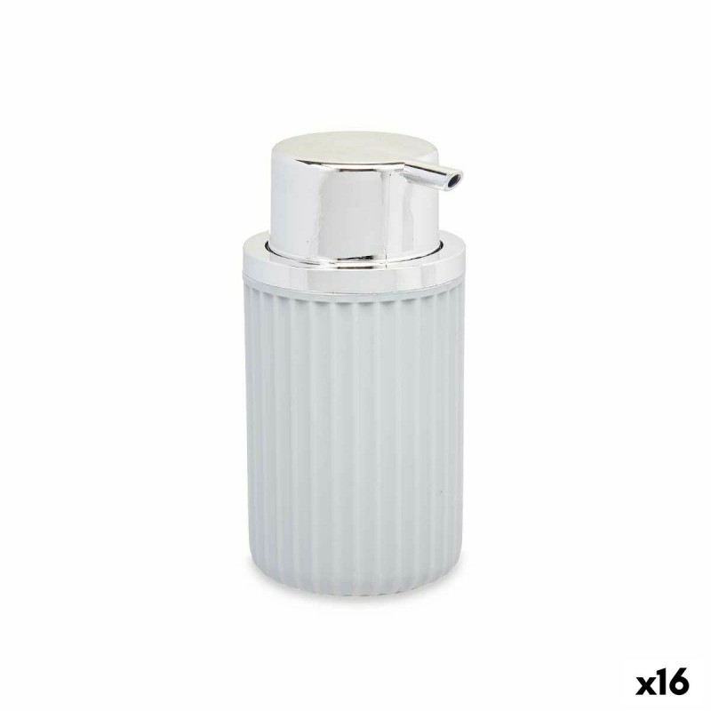 Dispenser di Sapone Berilo 3236-2 Grigio Plastica 450 ml 7 x 14,5 x 8,5 cm (16 Unità)