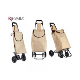 Carrello Kinvara WR3069-3 Nero Beige 30 L 22 x 98 x 38 cm (6 Unità)
