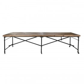 Tavolo da Pranzo Home ESPRIT Legno Metallo 300 x 100 x 76 cm