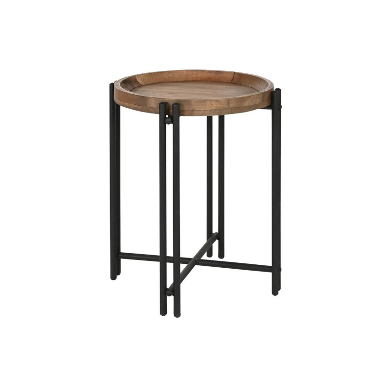 Tavolino Aggiuntivo Home ESPRIT Legno Metallo 50 x 50 x 60 cm