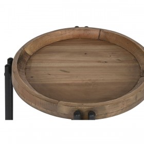 Tavolino Aggiuntivo Home ESPRIT Legno Metallo 50 x 50 x 60 cm