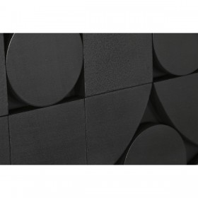 Decorazione da Parete Home ESPRIT Nero Astratto Moderno 81 x 3,8 x 117 cm
