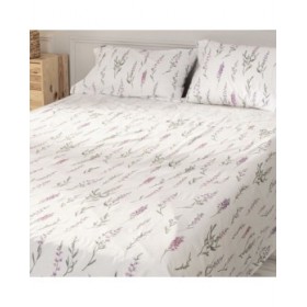 Set di Lenzuola HappyFriday Lavender Multicolore Ala francese