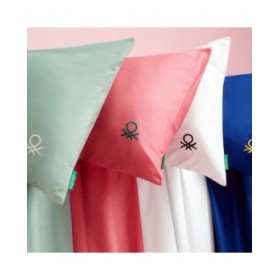 Set di Lenzuola Benetton Verde 4 Pezzi