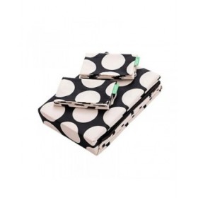 Set di Lenzuola Benetton Nero Pois 4 Pezzi