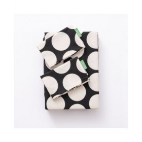 Set di Lenzuola Benetton Nero Pois 4 Pezzi