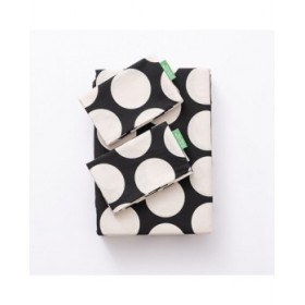 Set di Lenzuola Benetton Nero Pois 4 Pezzi