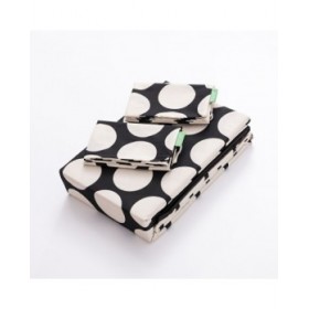 Set di Lenzuola Benetton Nero Pois 4 Pezzi