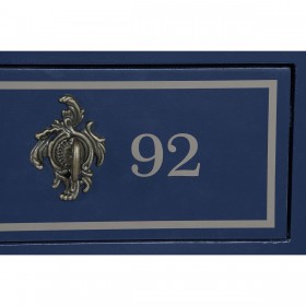Console Home ESPRIT Marrone Blu Marino Legno di paulownia 103 x 35 x 80 cm