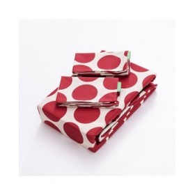 Set di Lenzuola Benetton Rosso Pois 4 Pezzi
