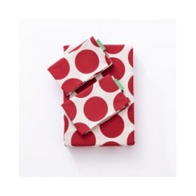 Set di Lenzuola Benetton Rosso Pois 4 Pezzi