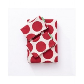 Set di Lenzuola Benetton Rosso Pois 4 Pezzi