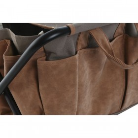 Kit di attrezzi per il giardinaggio Home ESPRIT 7 Pezzi Marrone 40 x 28 x 35 cm