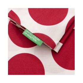 Set di Lenzuola Benetton Rosso Pois 4 Pezzi