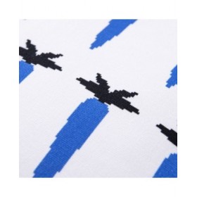 Cuscino Benetton Azzurro Bianco Carota 40 x 40 cm