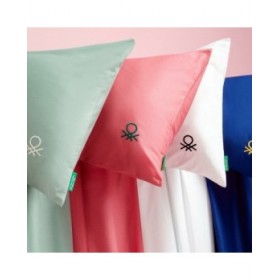 Set di Lenzuola Benetton Rosa 4 Pezzi