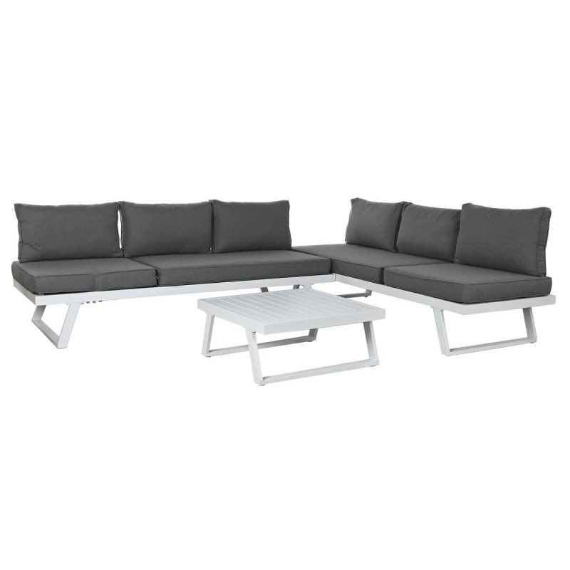 Divano e Tavolo Home ESPRIT Metallo 130 x 68 x 65 cm