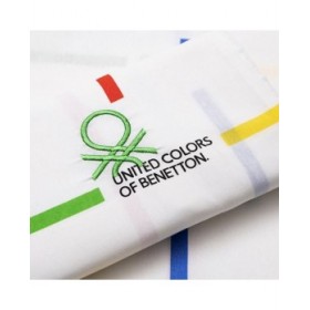 Set di Lenzuola Benetton Rainbow Singolo 3 Pezzi