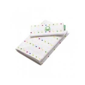 Set di Lenzuola Benetton Rainbow 3 Pezzi