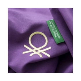 Set di copripiumino Benetton Rainbow Verde Viola 63 x 63 cm 2 Pezzi