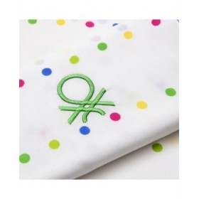 Set di Lenzuola Benetton RAINBOW 4 Pezzi