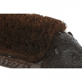 Zerbino Home ESPRIT Marrone scuro Ferro 28 x 12,5 x 9,5 cm Riccio