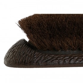 Zerbino Home ESPRIT Marrone scuro Ferro 28 x 12,5 x 9,5 cm Riccio
