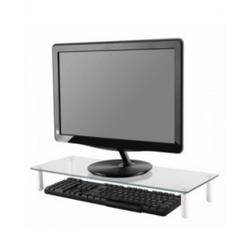 Tavolino TV Neomounts NSMONITOR10 Nero Trasparente