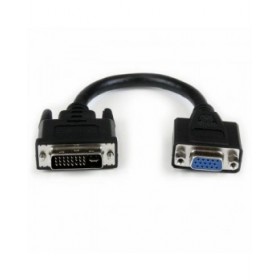 Cavo DVI-I a VGA Startech DVIVGAMF8IN          Nero 0,2 m