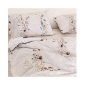 Copripiumino HappyFriday Wild flowers Multicolore 155 x 220 cm