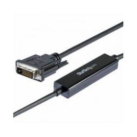 Cavo USB C con DVI-D Startech CDP2DVIMM1MB Nero 1 m