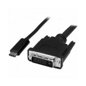 Cavo USB C con DVI-D Startech CDP2DVIMM1MB Nero 1 m
