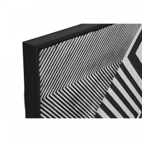 Quadro Home ESPRIT Astratto Moderno 100 x 4 x 100 cm (2 Unità)
