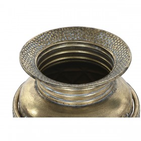 Vaso Home ESPRIT Dorato Metallo 24 x 24 x 57 cm