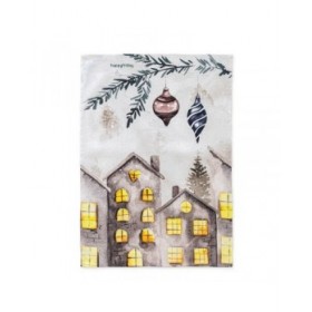 Panno da Cucina HappyFriday XMAS Multicolore 70 x 50 cm 15 x 1 x 38 cm (2 Pezzi)
