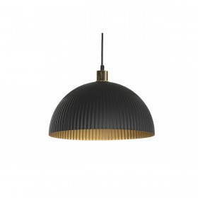 Lampadario Home ESPRIT Nero Dorato Metallo 50 W 35 x 35 x 18 cm