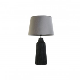 Lampada da tavolo Home ESPRIT Nero Grigio Resina 50 W 220 V 40 x 40 x 70 cm (2 Unità)