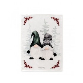 Set di Asciugamani da Cucina HappyFriday Xmas Gnomes  Multicolore 70 x 50 cm 15 x 1 x 38 cm (2 Pezzi)