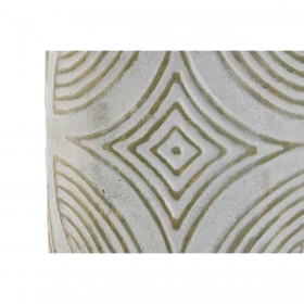 Vaso Home ESPRIT Verde Beige Naturale Metallo Tropicale 18 x 18 x 66 cm