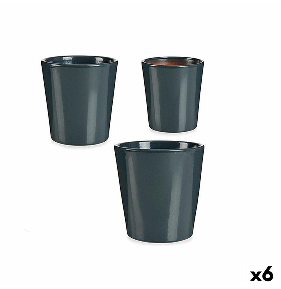 Statua Decorativa Home ESPRIT Rosa Malva chica 10,5 x 7,5 x 21 cm